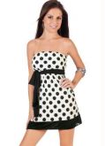Vestido em Helanca light com elástico no busto