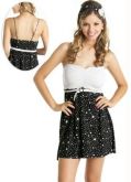 Vestido  em poliviscose.